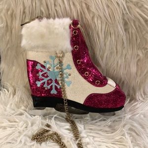 Betsey Johnson Rollerblades Crossbody Bag